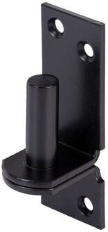 Duimplaat Di-haak Kunststof Coating Zwarting Ø16/115x40mm