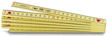 Duimstok glasfiber Multikleur