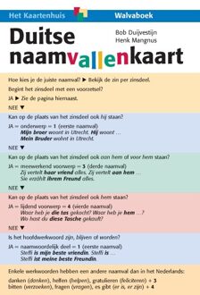 Duitse naamvallenkaart