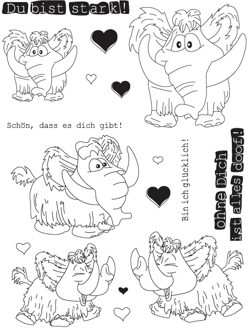 Duitse olifant stempel Clear Stempel voor Scrapbooking Transparante Siliconen Rubber DIY Fotoalbum Decor