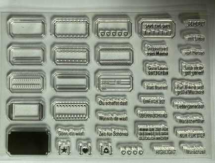 Duitse Stempel Clear Stempel Voor Scrapbooking Transparante Siliconen Rubber Diy Fotoalbum Decor 132