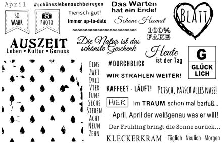 Duitse Transparant Clear Siliconen Stempel Seal Diy Scrapbooking Fotoalbum Decoratieve Duidelijke Stempel B034