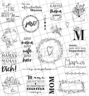 Duitse Transparant Clear Siliconen Stempel/Zegel Voor Diy Scrapbooking/Fotoalbum Decoratieve Duidelijke Stempel 0346