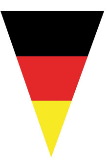 Duitsland landen thema feestvlaggetjes - 5 meter - kunststof - Duitse versiering