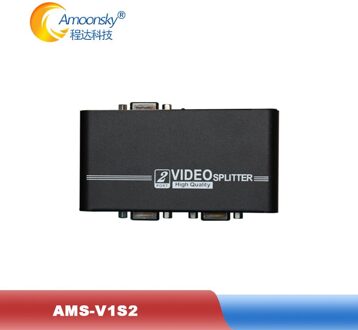 Duitsland Led Screen Gebruik Vga Splitter AMS-V1S2 Vga Monitor Switcher Voor P10 Indoor Outdoor Led Panel