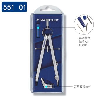 Duitsland Staedtler 551 01 02 Professionele Enkele Precisie Kompas Instelknop Extension Arm Metalen