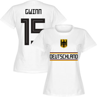 Duitsland Team Dames Gwinn 15 T-shirt - Wit - XL