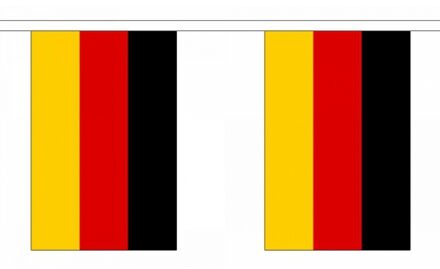 Duitsland vlaggenlijn van stof - 900 cm - polyester - landen vlaggetjes - versiering