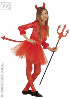 Duivel Kostuum | Duivels Meisje Dancing Devil Kostuum | Maat 158 | Halloween | Verkleedkleding