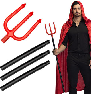 Duivelsvork 4-Delig (112cm) Multikleur - Print