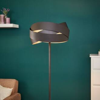 Duizelingwekkend ontworpen vloerlamp Tornado zwart