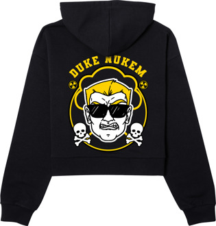 Duke Nukem Women's Cropped Hoodie - Black - XS - Zwart