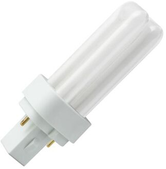 Dulux-D spaarlamp 10W/827 G24D-1 FS1 Wit