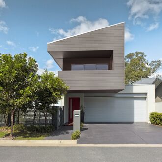 Dumaclin Gevelbekleding T08 Pvc Gelakt Taupe 18,5x240cm