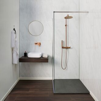 Dumaplast Wandpaneel Dumawall Xl - B59 Evora Gloss - Glans Wit - 90x260cm - 4,68m² - 2 Stuks