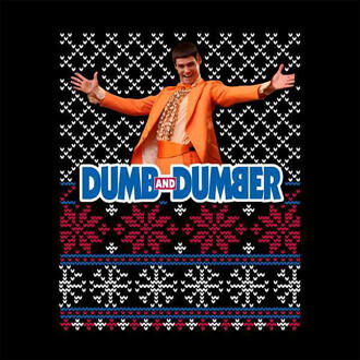 Dumb and Dumber Oh Look Frost! Sweatshirt - Black - L Zwart