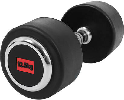 Dumbell - 12,5 Kg - Gietijzer (Rubber Coating)