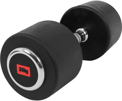 Dumbell - 25 Kg - Gietijzer (Rubber Coating)