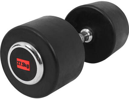 Dumbell - 27,5 Kg - Gietijzer (Rubber Coating)