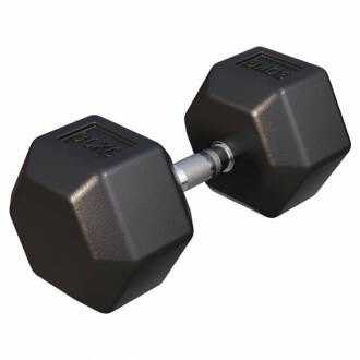 Dumbell 30 kg Gietijzer met Hexagon Rubber