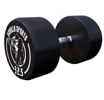 Dumbell - 32,5 kg - Rubber