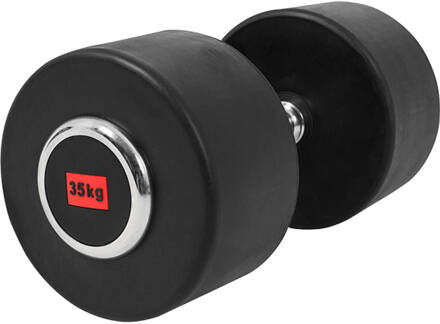 Dumbell - 35 Kg - Gietijzer (Rubber Coating)