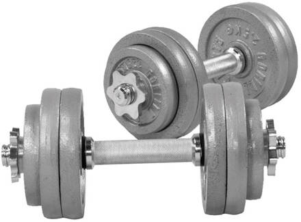 Dumbellset - Halterset - Gietijzer - 30 Kg