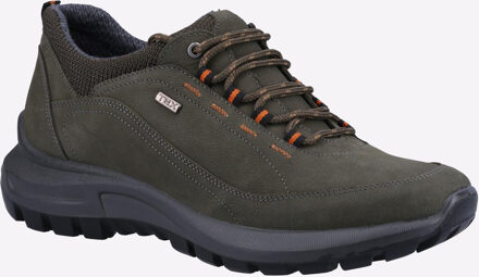 Dumbleton Leren Heren Khaki Veterschoenen Groen - EU 46 / UK 11