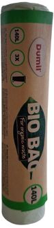 Dumil Bio Bag - biozak 140 liter - 88 x 134 cm - 1 rol = 3 zakken
