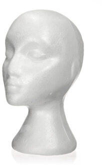 Dummy/Mannequin Hoofd Vrouwelijke Schuim (Polystyreen) Exposant voor Cap, Hoofdtelefoon, Haaraccessoires En Pruiken Product