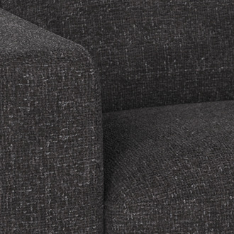 Duncan modulaire chaise longue antraciet - rechts - 129 cm Donkergrijs