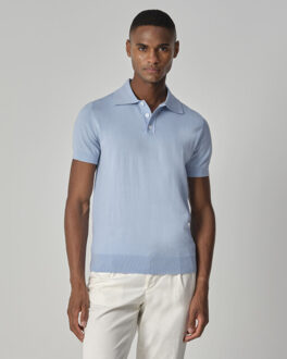 Dundee polo met korte mouwen Blauw - S
