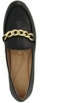Dune London Dames/Dames Gaiia Ketting Detail Loafers (Zwart) - maat