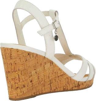 Dune London Dames/Dames Keep Leren T-Bar Sleehakken (Wit) - EU 42 / UK 8