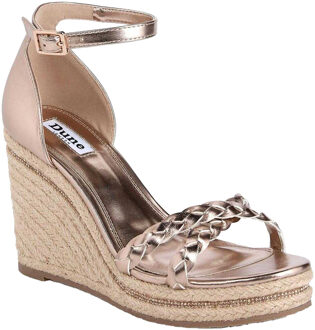 Dune London Dames/Dames Khai Gevlochten sleehakken met versiering (Roze Goud) Roségoud