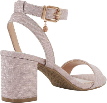 Dune London Dames/Dames Meye Tweedelige Blokhak Sandalen (Roze Goud) - maat Roségoud