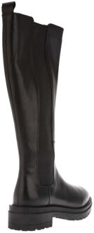Dune London Dames/Dames Tenley Leren Kniehoge Laarzen met Elastiek (Zwart) - maat