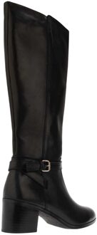 Dune London Dames/Dames Trusti Casual Leren Kniehoge Laarzen (Zwart) - EU 36 / UK 3