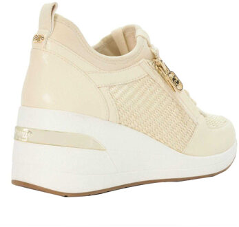 Dune London Dames Eilin Veterschoenen Op Wedge (Natuurlijk) Naturel - EU 36 / UK 3