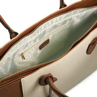 Dune London Dune Accessoires Dasto - Eenvoudige Tote Bag Naturel