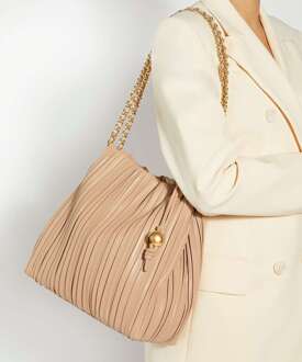 Dune London Dune Accessories Dominic - Geplooide Kettinghandtas Blush - One Size