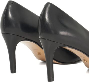 Dune London Dune Ambitieuze Leren Dames Zwarte Schoenen
