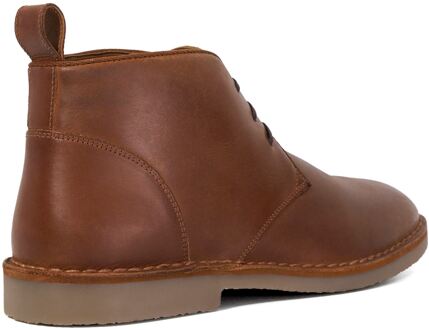 Dune London Dune Cashed Suède Heren Kastanjebruine Enkellaarzen - EU 47.5 / UK 12