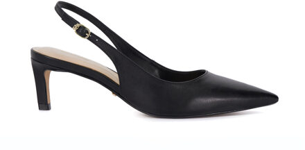 Dune London Dune Celinna Dames Zwarte Puntige Slingback Schoenen