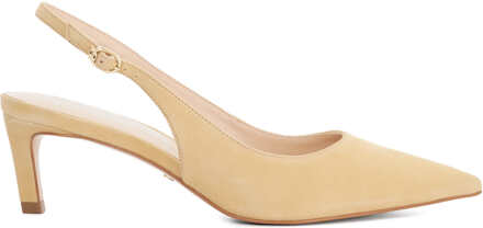 Dune London Dune Dames Celinna - Puntige Teen Kitten Heel Schoenen Zand - EU 42 / UK 8