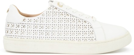 Dune London Dune Ease Leren Witte Sneakers Voor Dames - EU 38 / UK 5