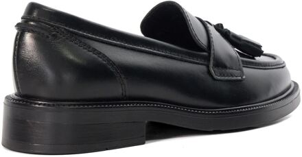 Dune London Dune Garda Leren Vrouwen Zwarte Loafers
