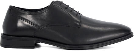 Dune London Dune Heren Satijnen - Leren Veterschoenen voor Formele Gelegenheden Zwart
