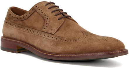 Dune London Dune Heren Superior - Wingtip Brogue Schoenen Bruin