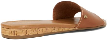 Dune London Dune Lino Leren Damessandalen In Het Bruin - EU 37 / UK 4